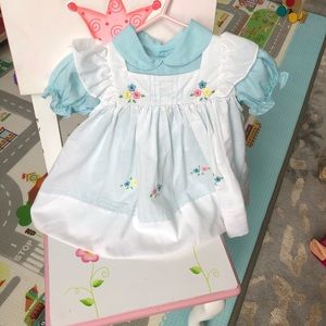 Gorgeous white/ blue dress